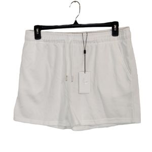 Halston Studio Drawstring  White Shorts Size XL